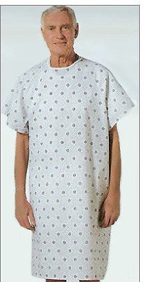 12 NEW HOSPITAL PATIENT GOWN MEDICAL EXAM GOWNS ECONOMY