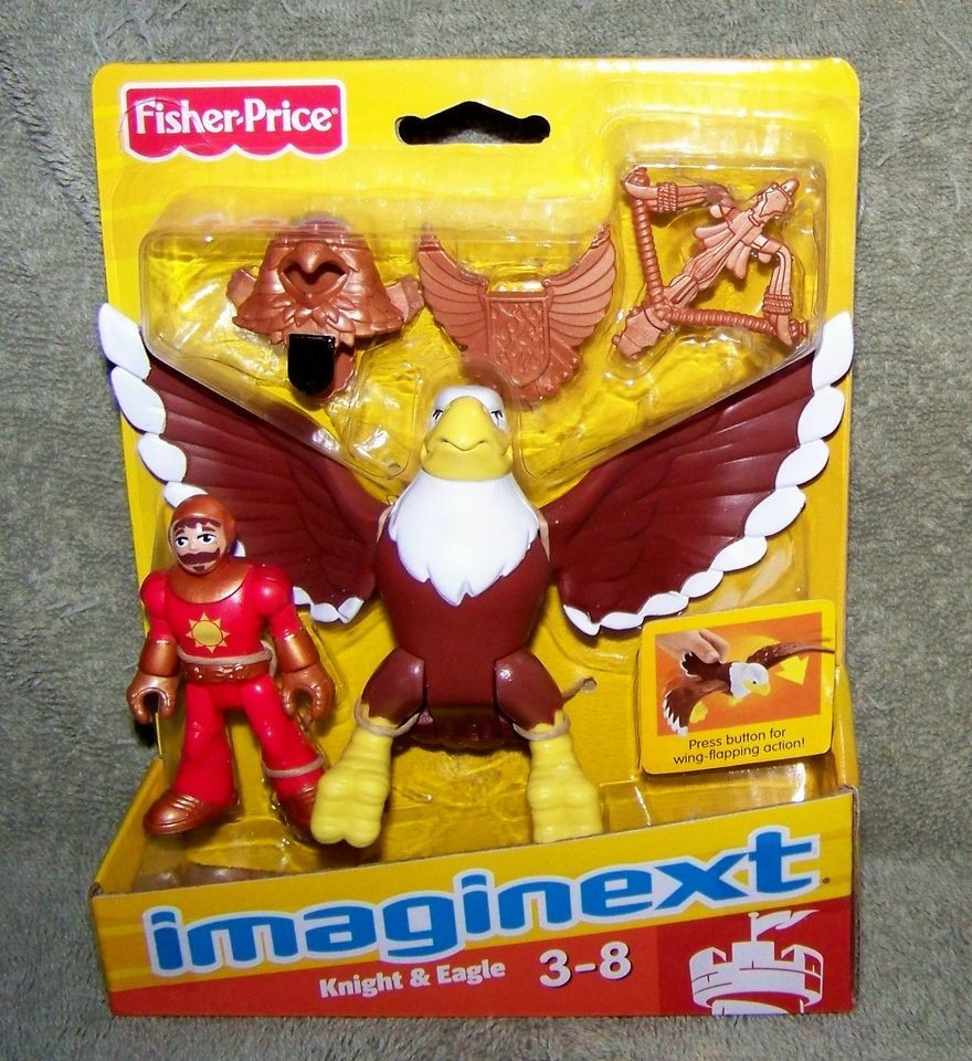 NEW IMAGINEXT CASTLE 2012 KNIGHT & EAGLE SET