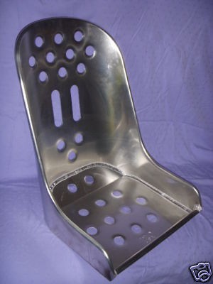 HUNTS SEATS #1 Aluminum Hot Rod BOMBER Lite Seat   OEM   MADE IN USA