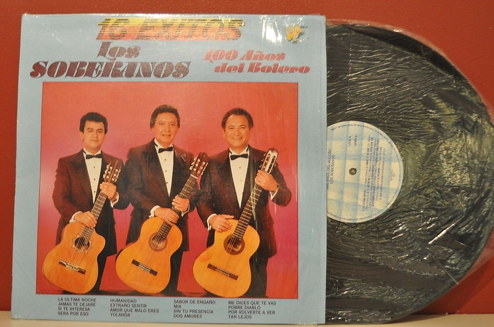 Los Soberanos 100 años de boleros LP VG+ ECO 16 Exitos