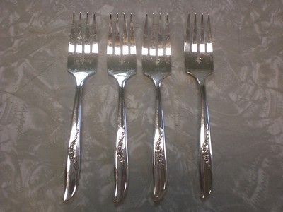 JENNIFER aka ADA Salad Forks Wm. A. Rogers Sectional Oneida ltd 