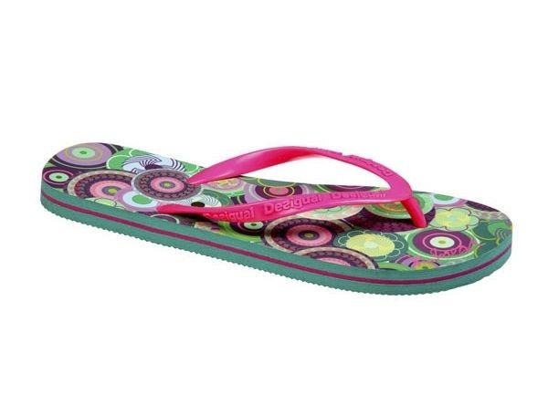 DESIGUAL WOMENS RUCULA SANDALS FLIP FLOPS SHOES   22HS138