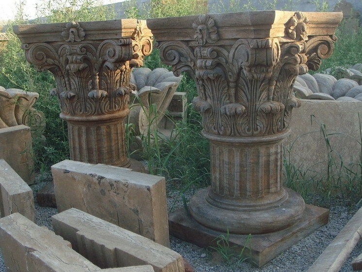 Marble Pedestal, Corinthian table base