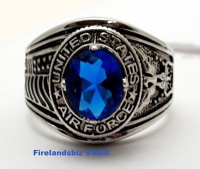 United States Air Force Military Quality Ring Size 12 to 15