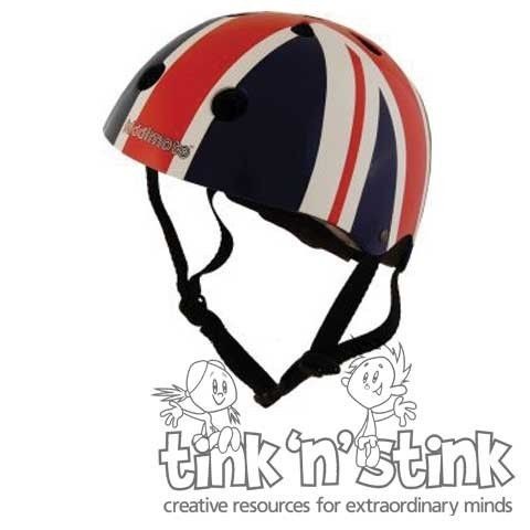 Kiddimoto Union Jack Safety Helmet Child Bike BMX Cycle Micro 