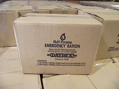   MRE EMERGENCY SURVIVAL RATION CASE X30 BAR 1 MONTH SUPPLY BUG OUT BAG