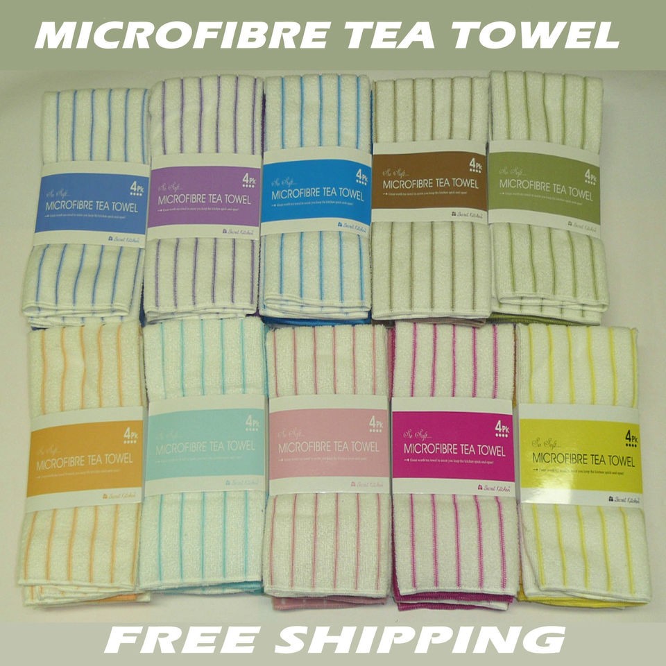 SOFT MICROFIBRE TEA KITCHEN DISH TOWEL CLOTH CLEANING EXTRA 