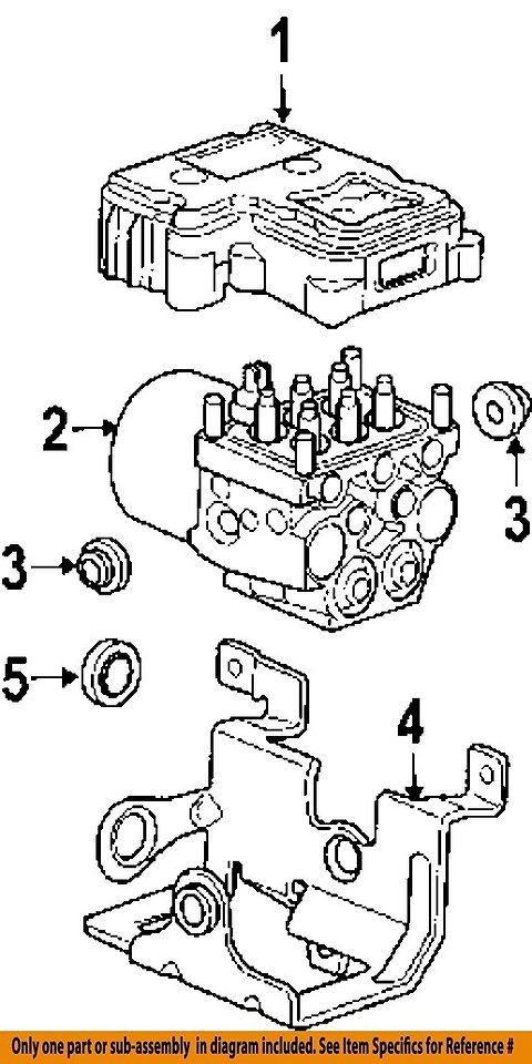 CHEVROLET Chev​y GM Genuine OEM OE Factory Original 15904563 ABS 