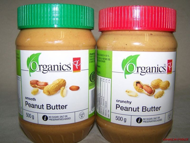 PC CERTIFIED ORGANIC 2 jars of PEANUT BUTTER 500GR SMOOTH OR CRUNCHY