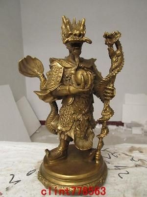 CHINATHEROYALFAMILY CLASSIC BRASS DRAGON KING STATUES