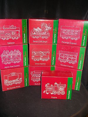   Xmas Decoration Santas Best Home Towne Express Train Set 10 Piece NEW