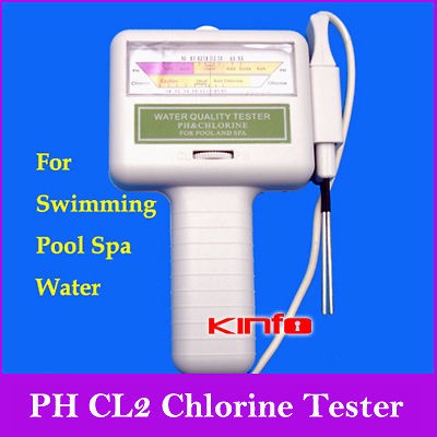 Pool SPA Water Quality PH CL2 Chlorine Tester Meter C