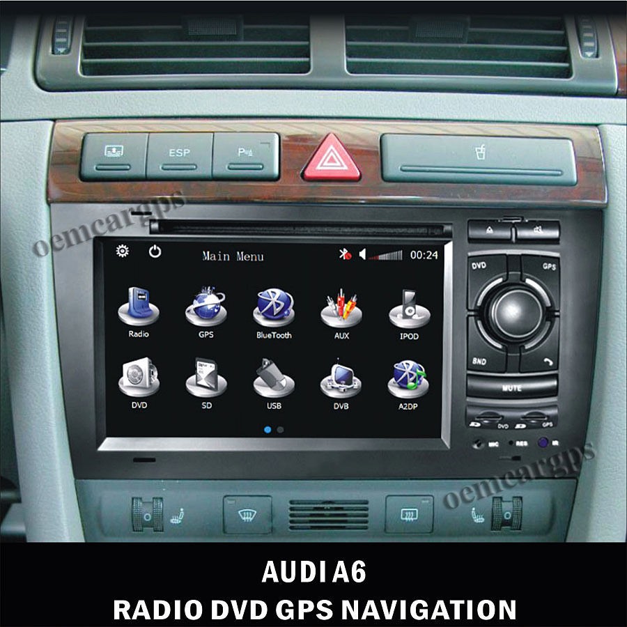 AUDI A6 Radio DVD GPS Navigation Stereo Headunit Autoradio second 