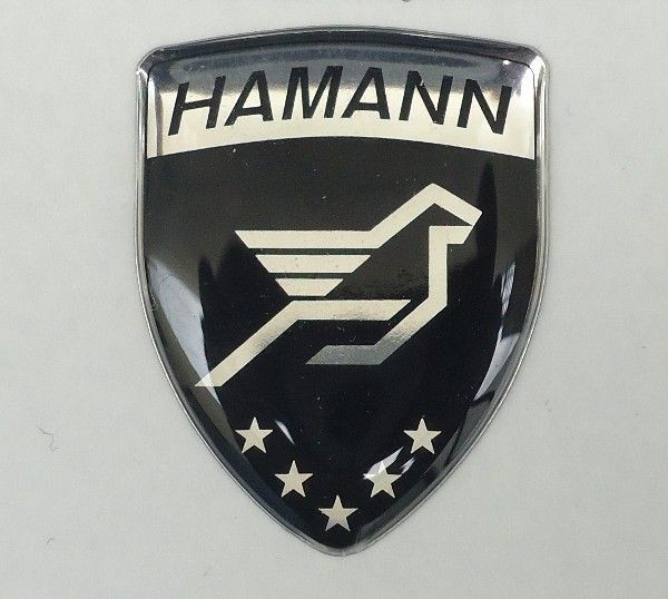   EMBLEM LOGO BADGE COAT OF ARMS BLACK WITH CHROME 40x31 MM BMW X6