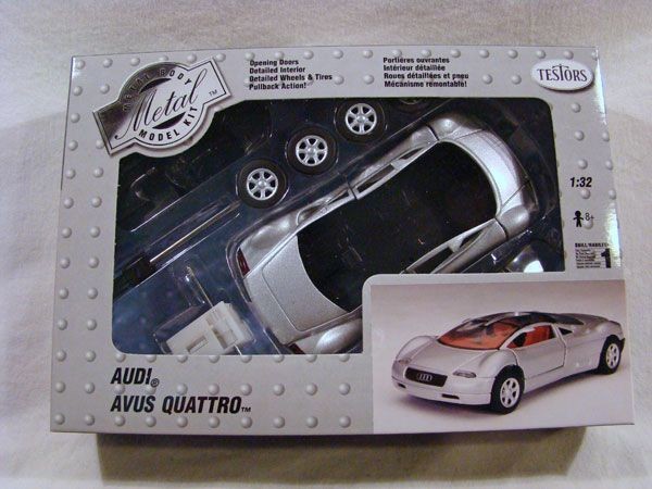 Testors AUDI AVUS QUATTRO 132 Metal Body Model Kit NEW