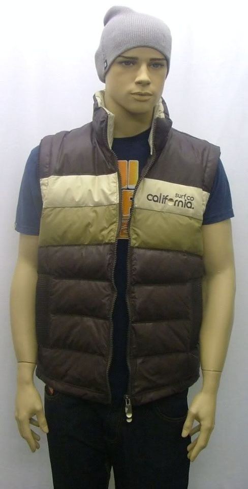   CALISURF Co CLASSIC GILET RRP £64.99~BITTER BROWN~S, M, L & XL