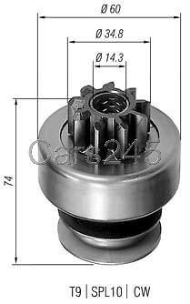 Starter Drive FARYMANN G40 P10 30 S10 30