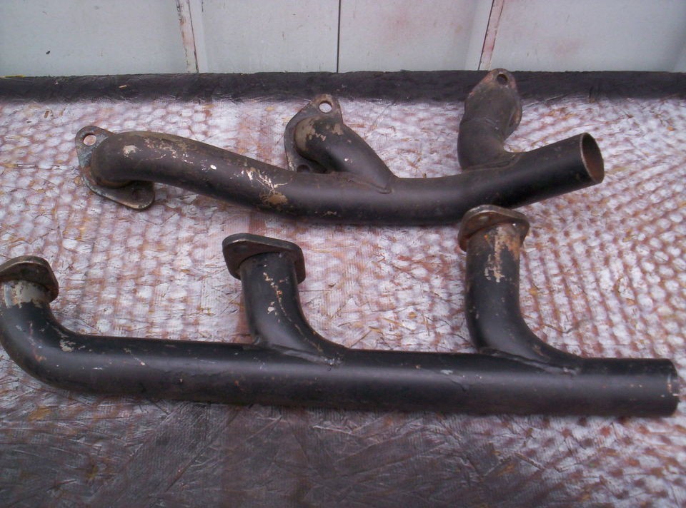 Ford Flathead Headers Hot Rat Rod Car Gasser Street Custom Vintage