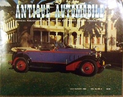 ANTIQUE AUTOMOBILE JUL AUG 1980 1908 PONTIAC 1912 AVERY TRUCK 