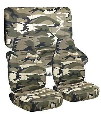 FORD F 150 TRUCK SEAT COVERS 60/40 IN CAMO FRONT AND REAR choose 