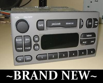 JAGUAR S TYPE CASSETTE PLAYER TAPE RADIO 00 01 02 03 cd