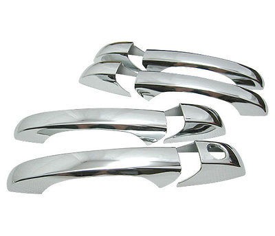 NEW 2007 2008 JEEP COMPASS CHROME 4 DOOR HANDLE COVERS KIT TRIM ABS