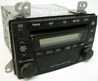 2002 2003 MAZDA MPV VEHICLE MODEL FACTORY STEREO AM / FM RADIO CD 