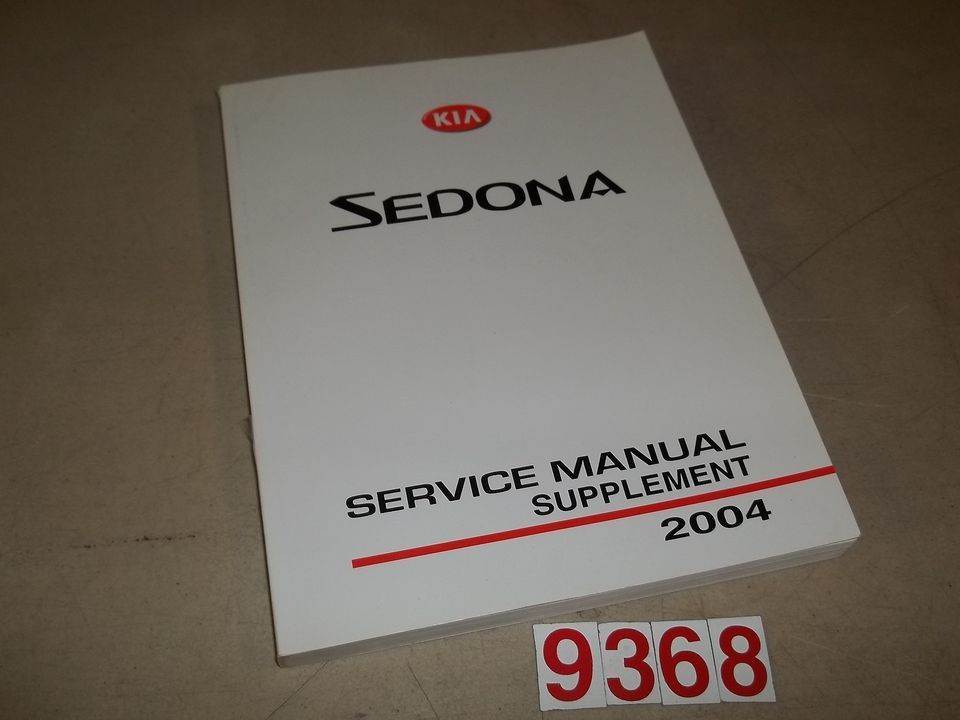 2004 Kia Sedona 3.5 Engine/F5A51 3 Transaxle/Body and Engine 