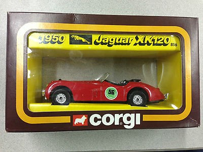 1950 JAGUAR XK120 CORGI 1984 MIB no 816 NIB