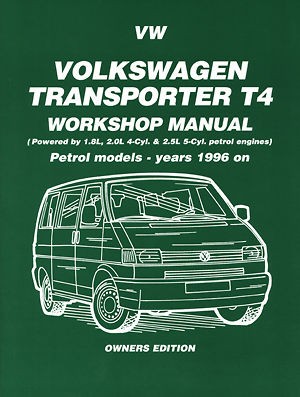 Volkswagen Transporter T4 VW Caravelle VW Vans PETROL 1996 99 Manual 