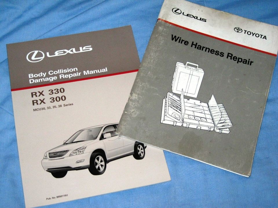 Lexus RX 330 300 Body Collision Damage Repair Manual + FREE WIRE 