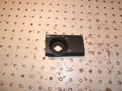 Mercedes W126 dash headlight switch black US panel ( No Euro), 1 