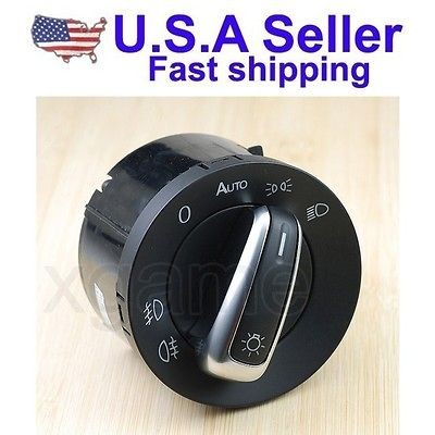 VW GOLF JETTA PASSAT CC B6 TOURAN MK5 MK6 OEM AUTO HEADLIGHT SWITCH 