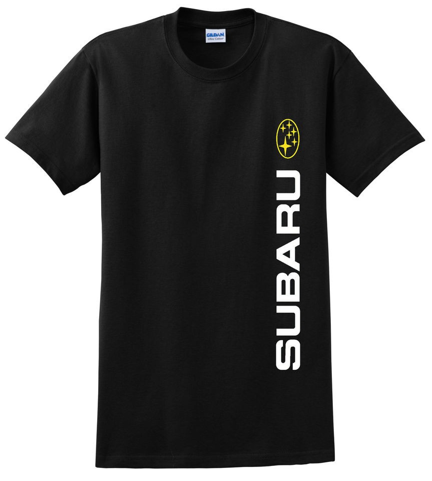 SUBARU T SHIRT Impreza WRX STI Legacy Outback jdm drift BLACK S M L XL 