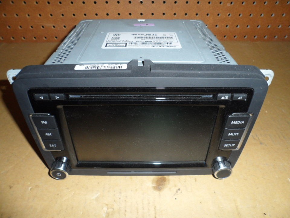 OEM MK6 VW JETTA GOLF SE SEL RCD 510 INDASH TOUCHSCREEN CD PLAYER 