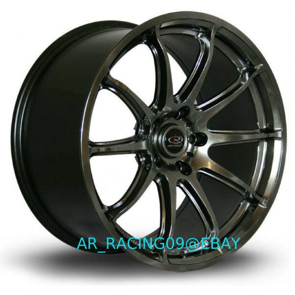   T2R 5x100 +38 Hyper black 02 03 05 06 07 09 11 WRX FRS BRZ GT86 TC