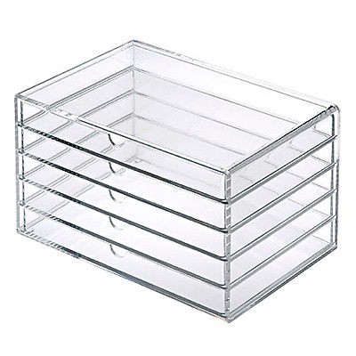 MUJI Acrylic Multipurpose Makeup Organizer Case (5 Drawers) *FREE 