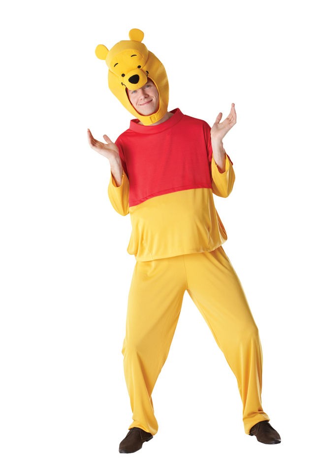 Adults Disney Winnie The Pooh XL Plus Size Mens Womens Fancy Dress 