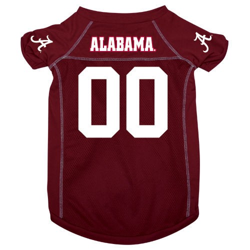 ALABAMA UNIVERSITY CRIMSON TIDE PET DOG JERSEY ALL SIZE