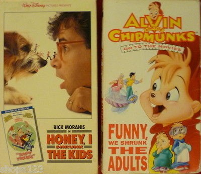 ALVIN AND THE CHIPMUNKS GO TO THE MOVIES FUNNY WE SHRUNK THE ADULTS 