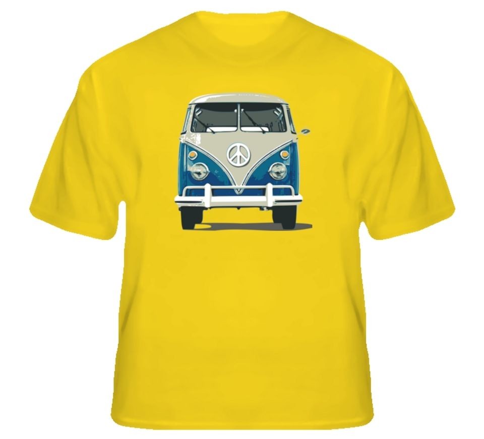 New Volkswagen Bus/Vanagon 1960 VW Van Camper vintage T Shirt T Shirt