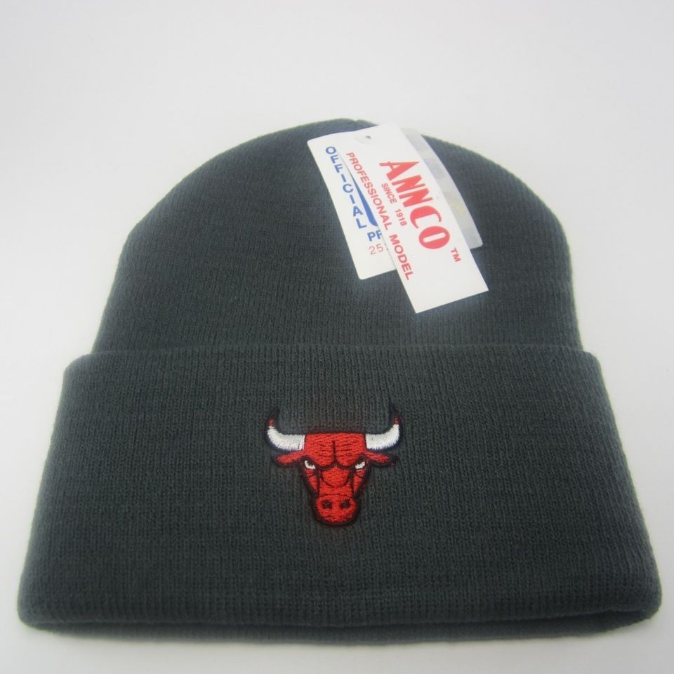 VTG Chicago Bulls Michael Air Jordan Pippen Rose Beanie Winter Watch 