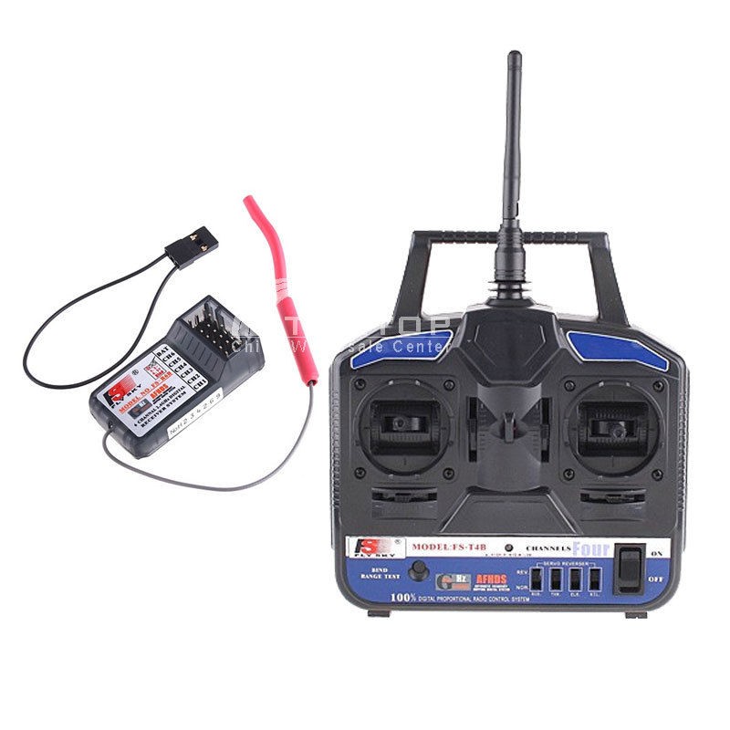 4G 4CH Radio Model RC Transmitter & Receiver Airplane