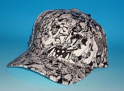 Marvel Comics Heroes Fitted Hat DC A Flex Limited Edition New With 