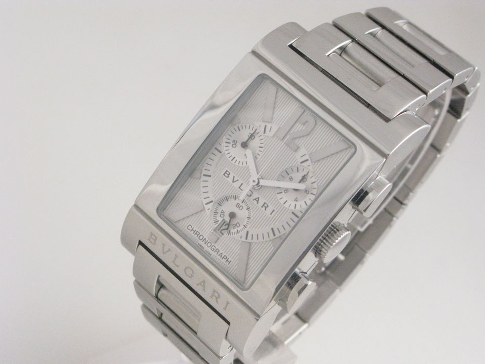 BVLGARI RETTANGOLO CHRONOGRAPH BRACELET WATCH REF, RTC49S.