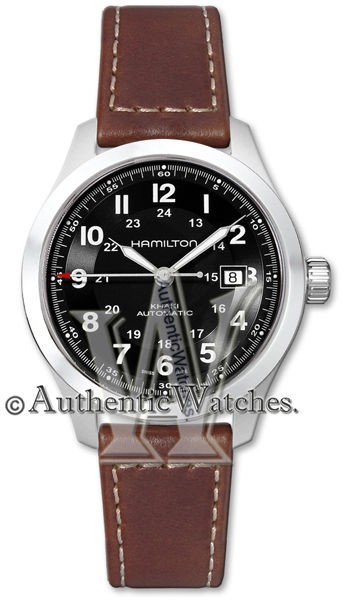   NEW HAMILTON KHAKI FIELD AUTOMATIC MENS BLACK DIAL WATCH H70455533