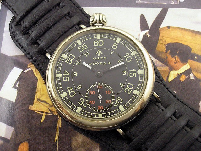    1945 SWISS MEN’S HIGH GRADE WATCH DOXA G.S.T.P. BRITISH ARMY WWII