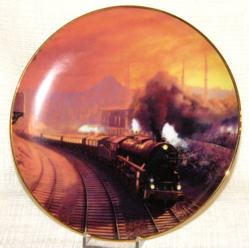 Gresham TRAIN PLATE Orient Express TURKEY (Istanbul)