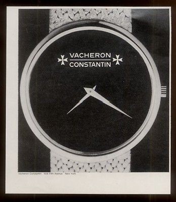 1977 Vacheron & Constantin watch photo vintage print ad