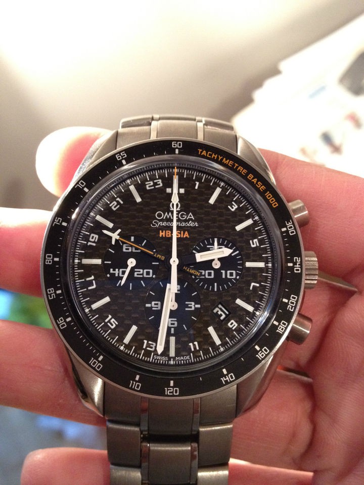 OMEGA SPEEDMASTER SOLAR IMPULSE HB SIA GMT CHRONOGRAPH NEW SEAMASTER 